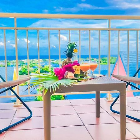 Magnifique Appartement Fleurs Caraibes - 6 Personnes En Residence Avec Piscine Privee - Sainte Anne Luaran gambar