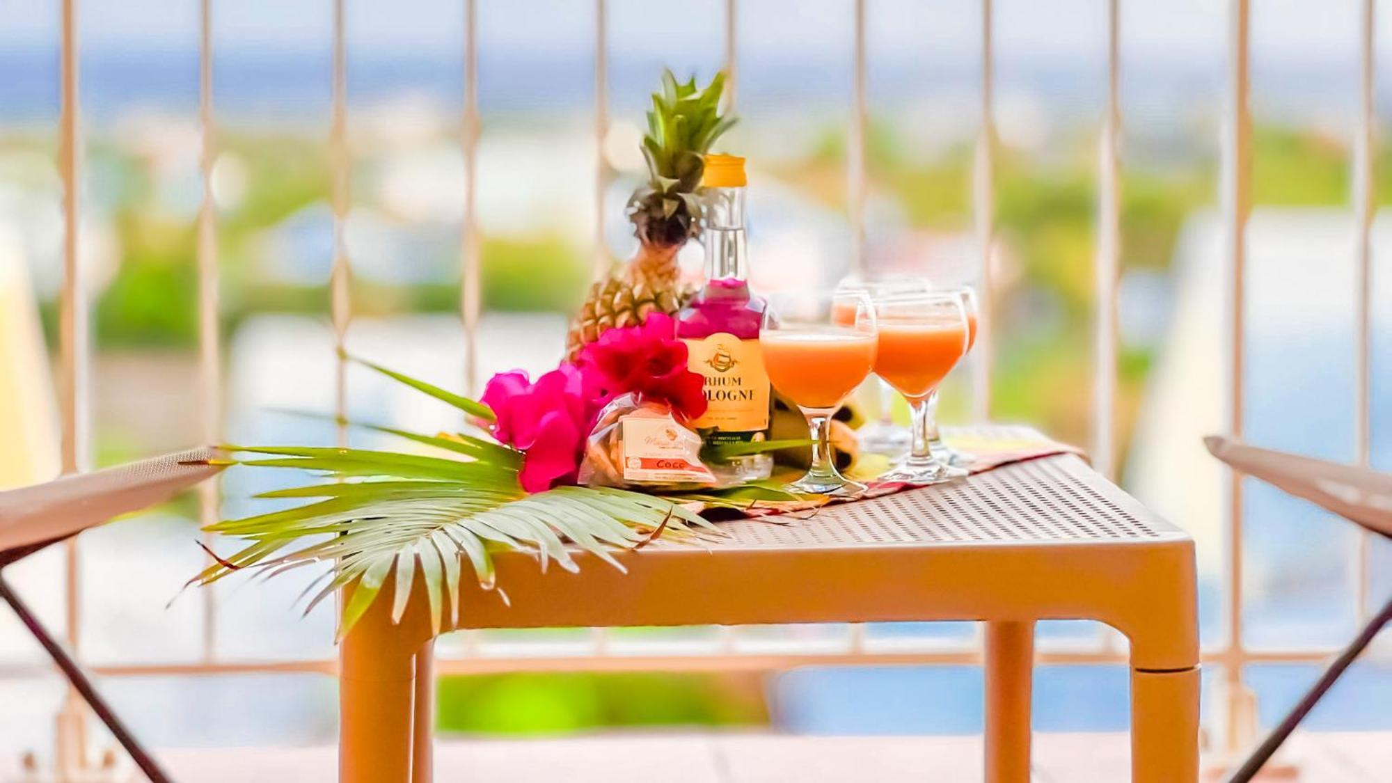 Magnifique Appartement Fleurs Caraibes - 6 Personnes En Residence Avec Piscine Privee - Sainte Anne Luaran gambar