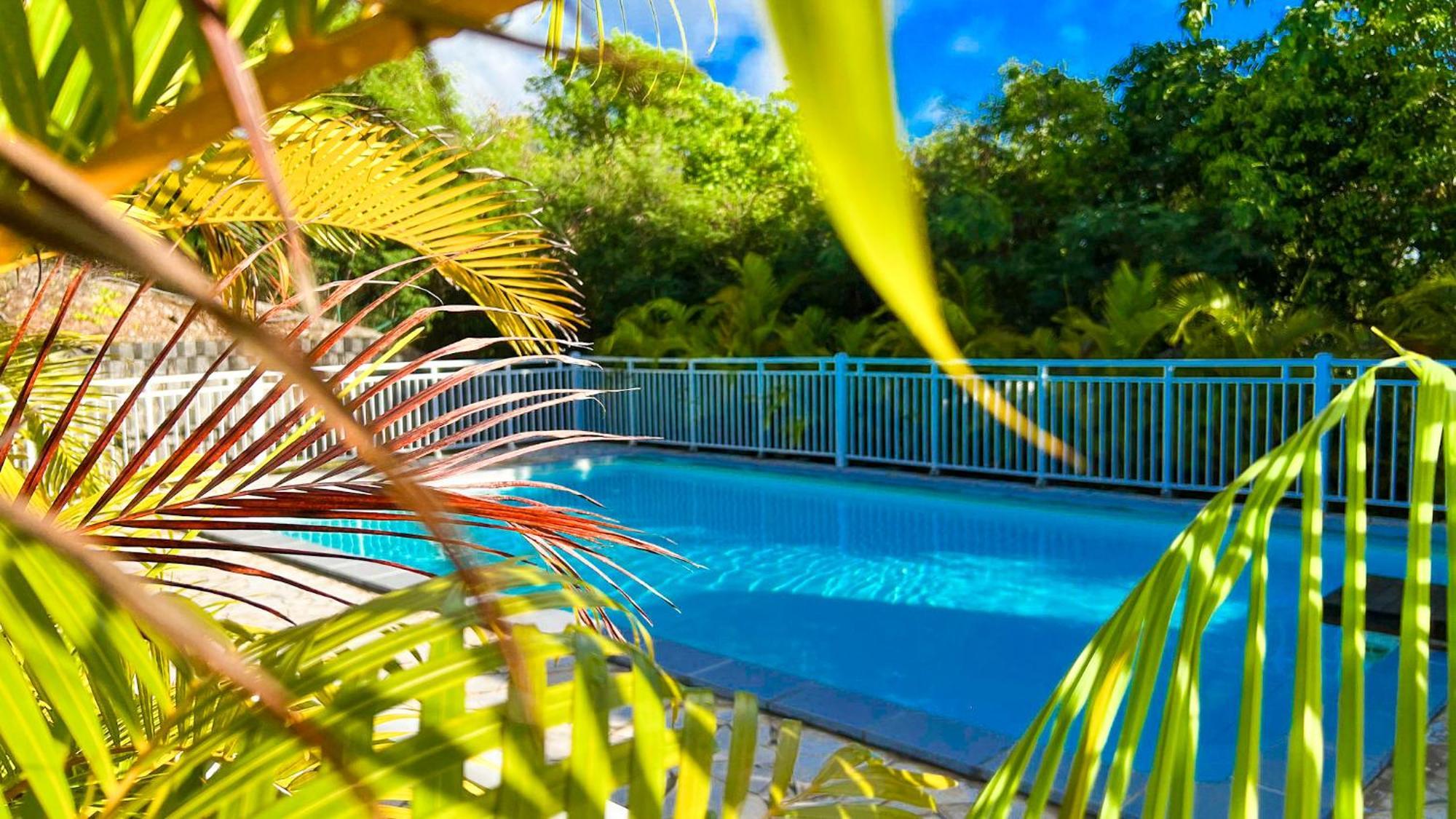 Magnifique Appartement Fleurs Caraibes - 6 Personnes En Residence Avec Piscine Privee - Sainte Anne Luaran gambar
