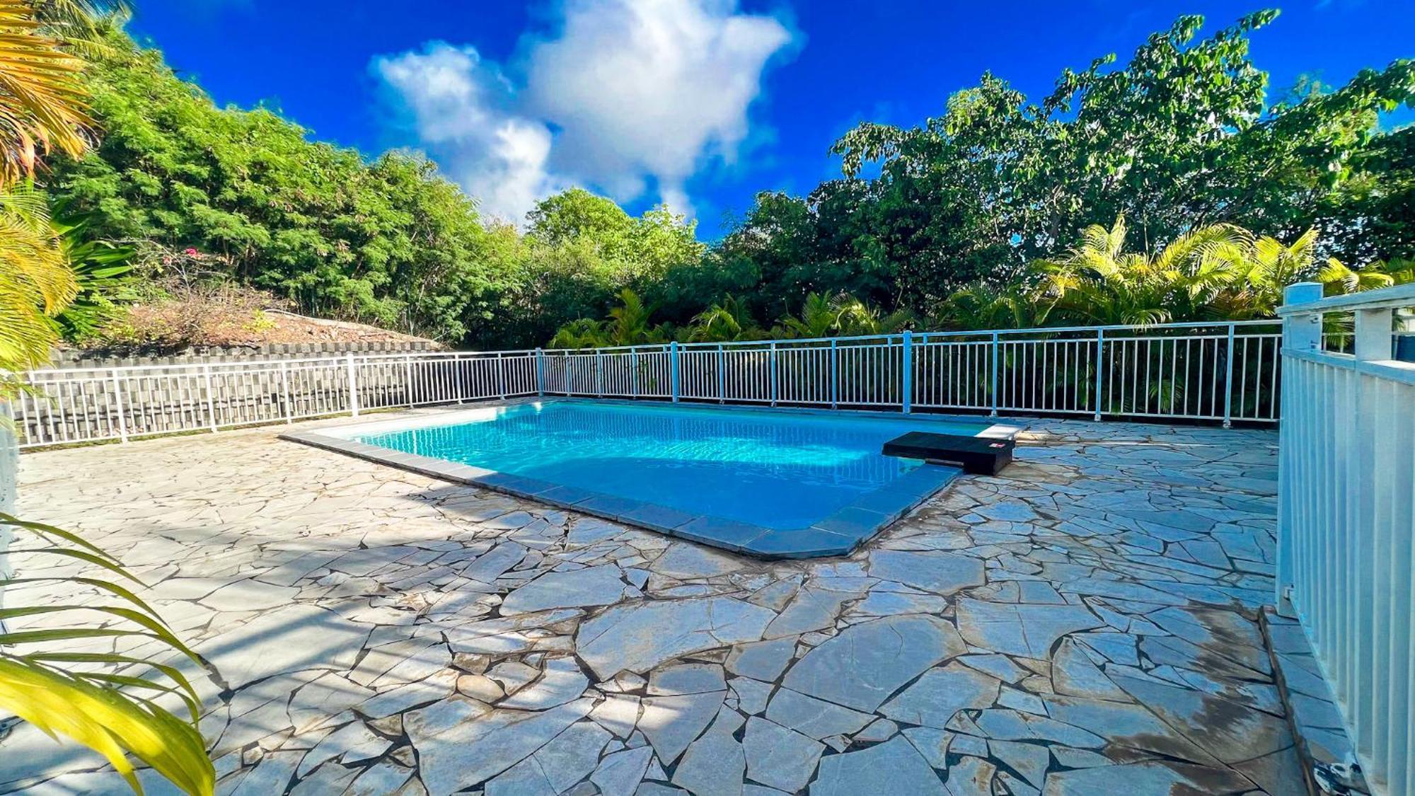 Magnifique Appartement Fleurs Caraibes - 6 Personnes En Residence Avec Piscine Privee - Sainte Anne Luaran gambar