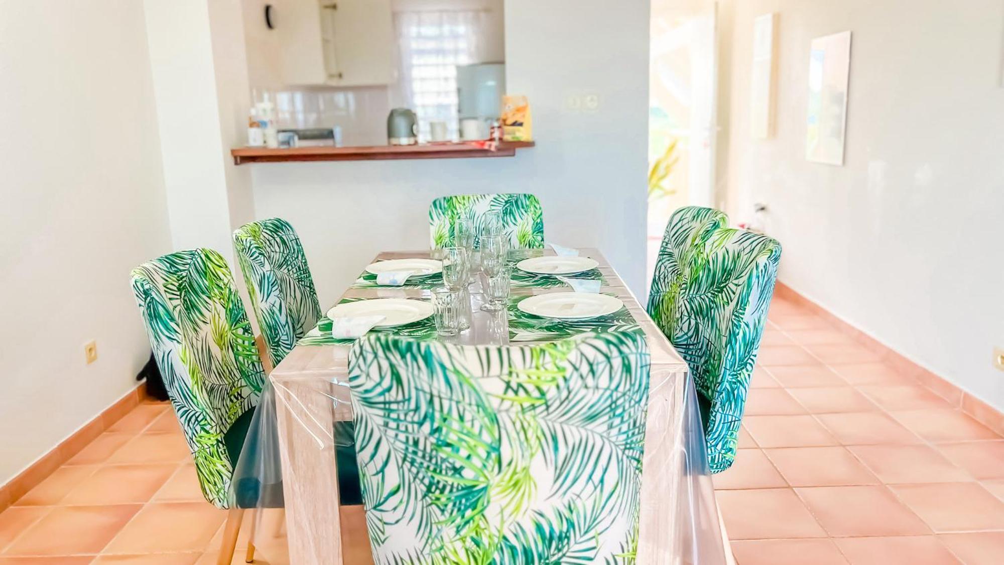 Magnifique Appartement Fleurs Caraibes - 6 Personnes En Residence Avec Piscine Privee - Sainte Anne Luaran gambar